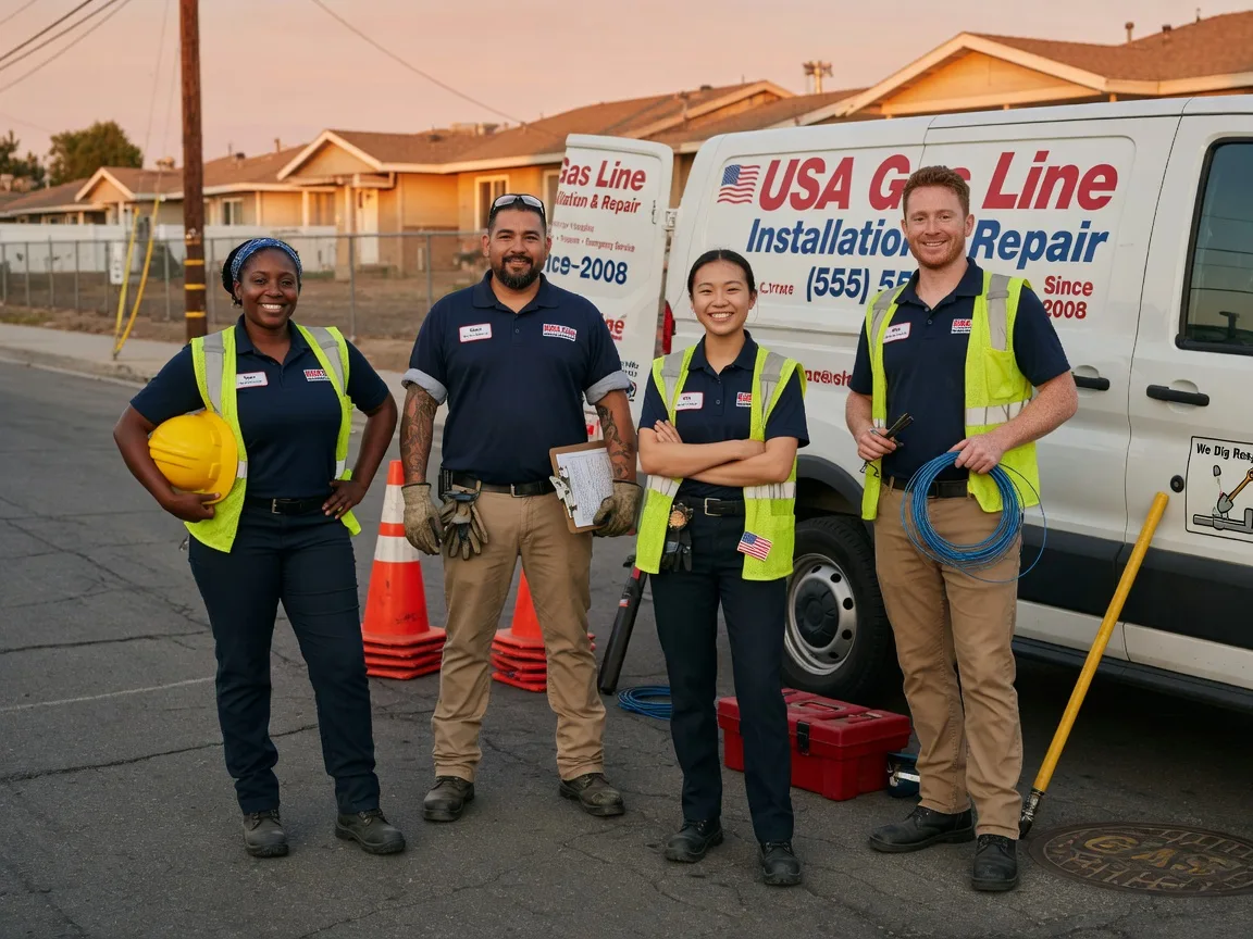 Gas Line Installation company in Bell City, LA